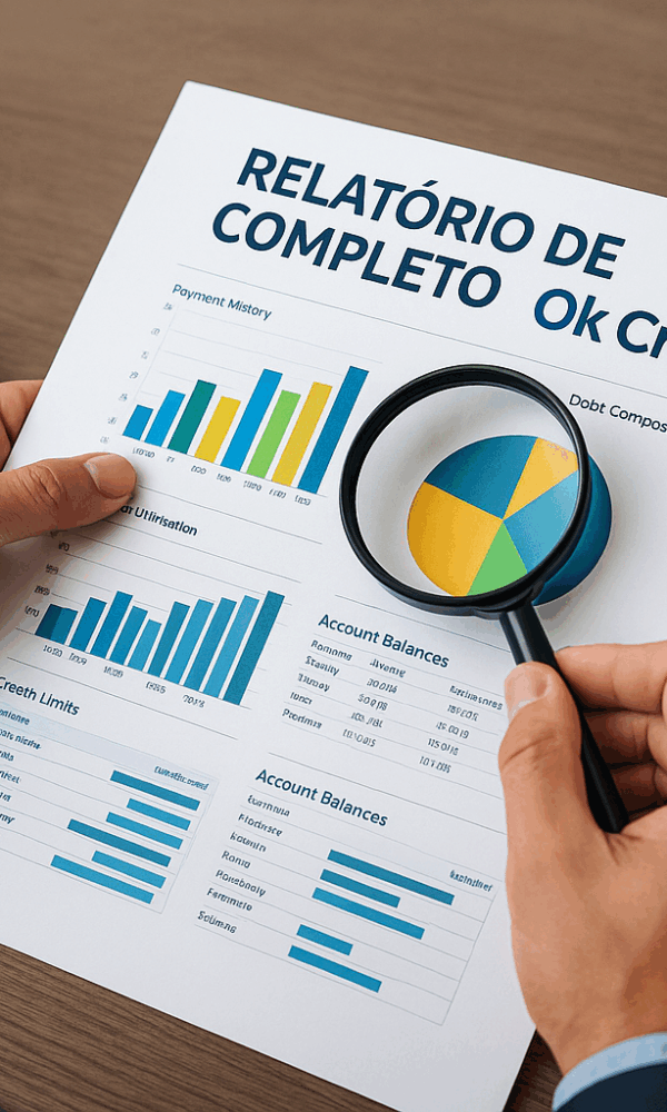 relatório de crédito completo da Ok Cred