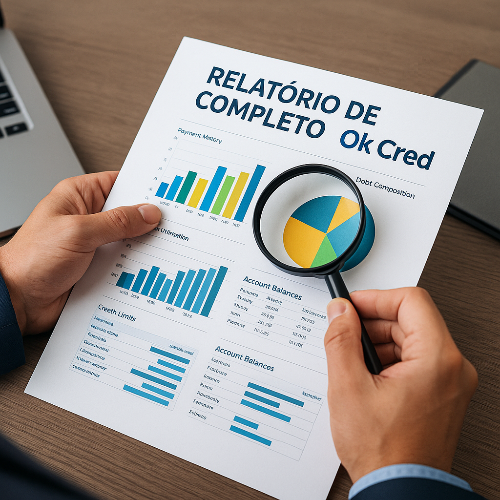 relatório de crédito completo da Ok Cred