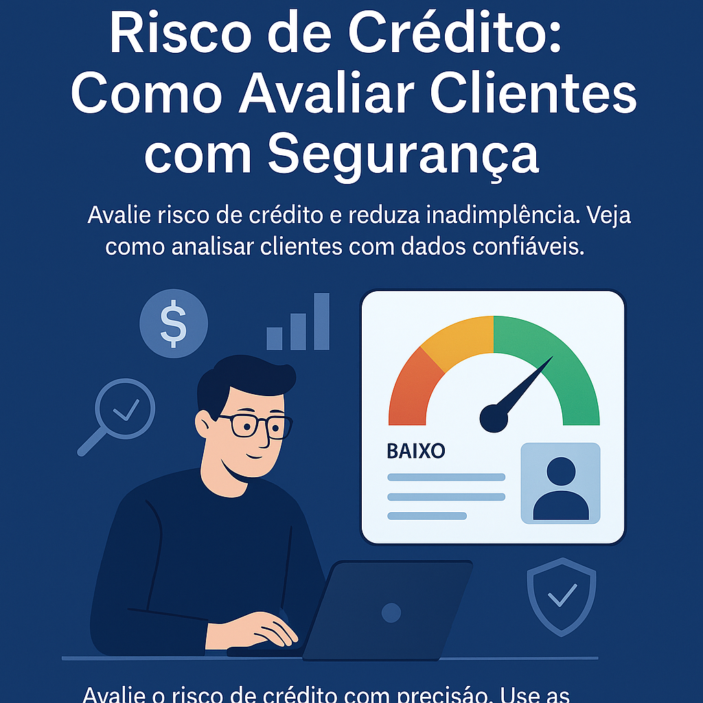 risco de crédito análise segura de clientes