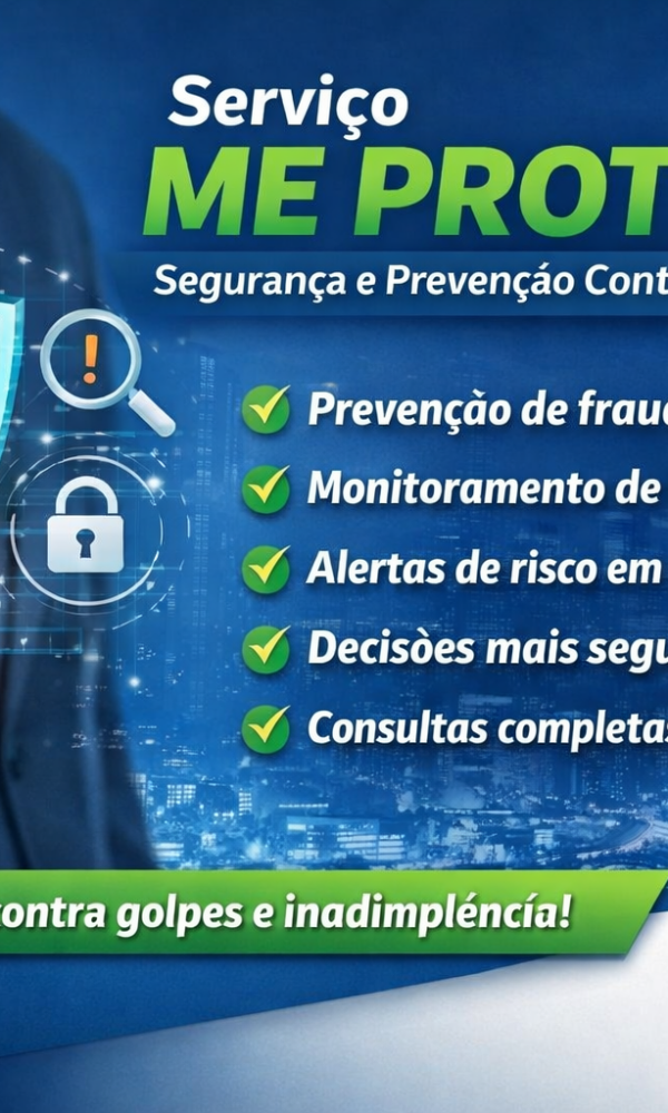 Serviço Me Proteja da Ok Cred para prevenção de fraudes e proteção de dados
